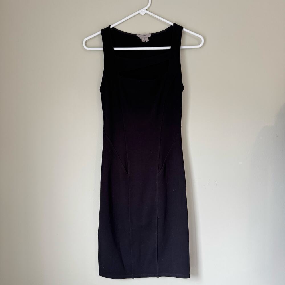 Helmut Lang Womens Sheath Dress Size S Black Corporate Classic Old Money Formal